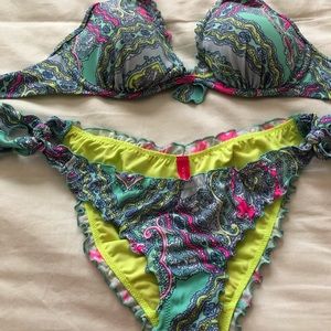 Victoria Secret Paisley Pattern Bikini